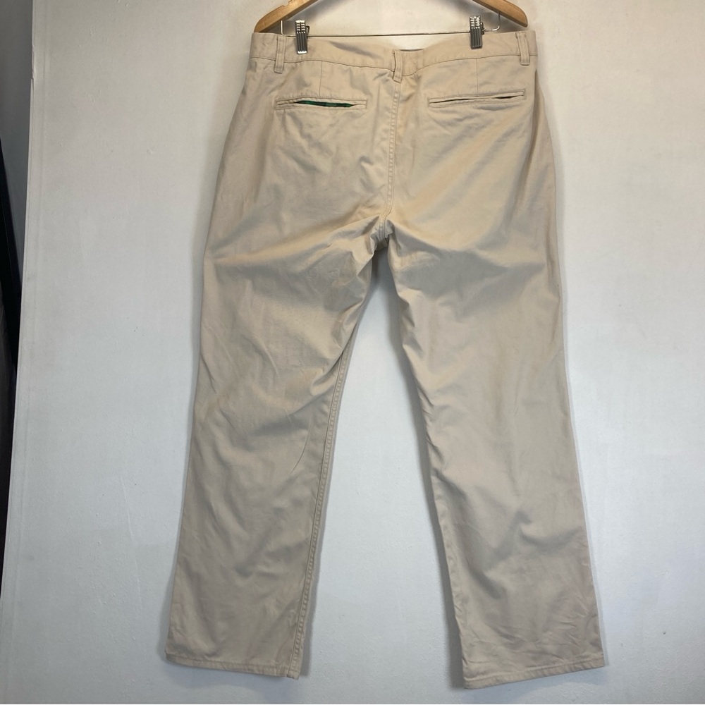 Bonobos Pants Men's 36x30 Khaki Beige Washed Chinos Straight Fit Cotton Casual - Picture 15 of 16